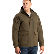 Men's Highland Quilt-Lined Micro-Duck Hooded Jacket