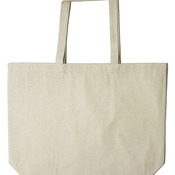 Jumbo Recycled Midweight Gusseted Canvas Tote