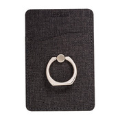 RFID Phone Pocket With Metal Ring Phone Stand