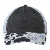 Women's Printed Bill with Mesh Back Cap