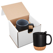 14oz Ceramic Mug With Cork Base In Mailer